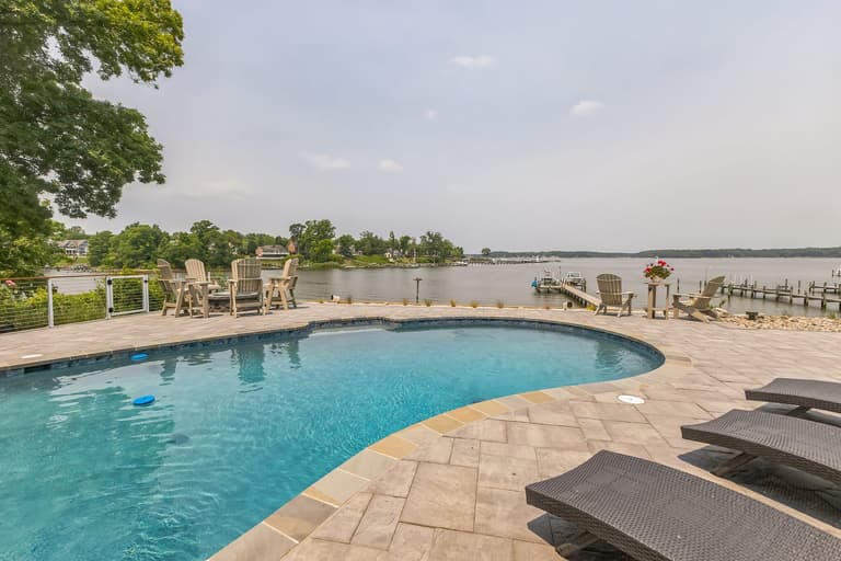 Paver Pool Deck - Arnold Md